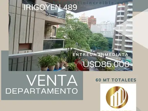 VENDO DEPARTAMENTO EN AV YRIGOYEN, FRENTE, BALCÓN!