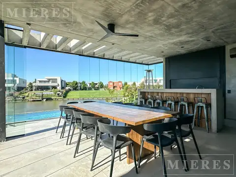 Casa en alquiler de verano al lago en el Barrio Virazon, Nordelta