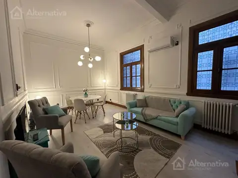 Departamento Alquiler Temporario Amoblado Mensual San Nicolas 3 ambientes.