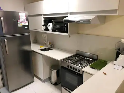 Departamento 2 ambientes con 2 baños