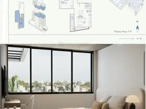 Departamento en Venta de 3 ambientes