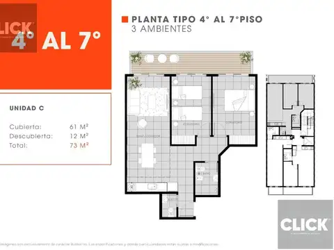 VENTA - 3 AMBIENTES C/BALCÓN - BELGRANO