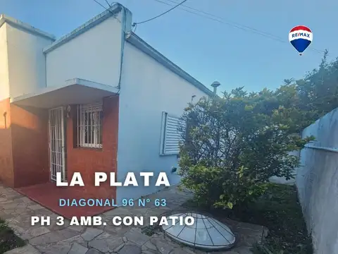 VENTA PH 3 AMBIENTES CON PATIO EN LA PLATA