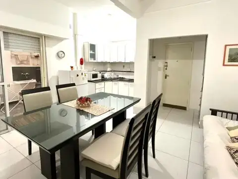 ALQUILER TEMPORARIO 2 AMBIENTES CON PATIO TECHADO, PLAZA COLÓN