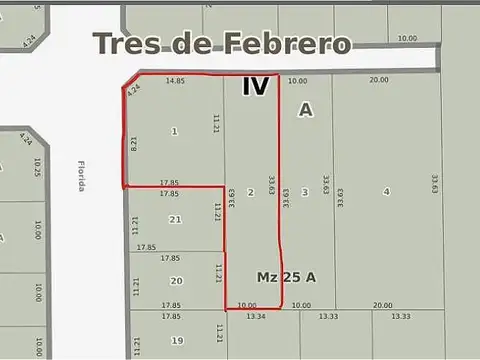 Venta en block Excelente oportunidad de inversión 650m2 total a galpón uso industrial viviendaRuta 8