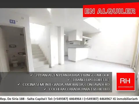 Departamento en Alquiler de 3 ambientes