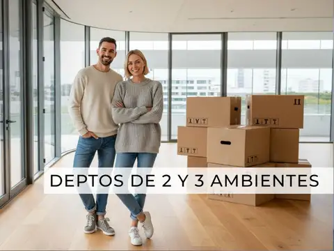 Departamento 2 ambientes con 1 baño