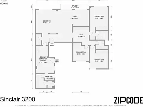 Departamento en Venta de 4 ambientes
