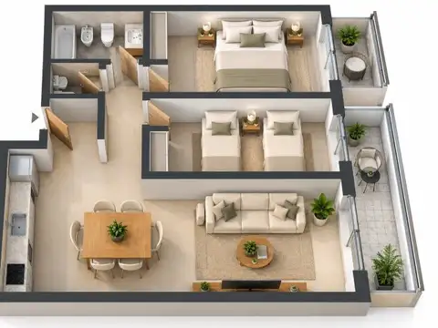 Departamento en Alquiler en Coghlan, $ 1.799.900