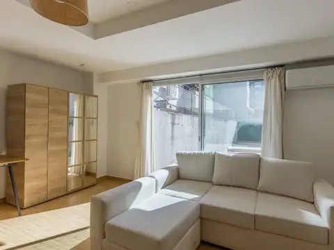 DEPARTAMENTO MONOAMBIENTE CON PATIO Y AMENITIES  y PILETA. VILLA DEL PARQUE