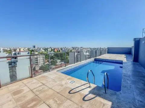 DEPARTAMENTO MONOAMBIENTE CON PATIO Y AMENITIES  y PILETA. VILLA DEL PARQUE