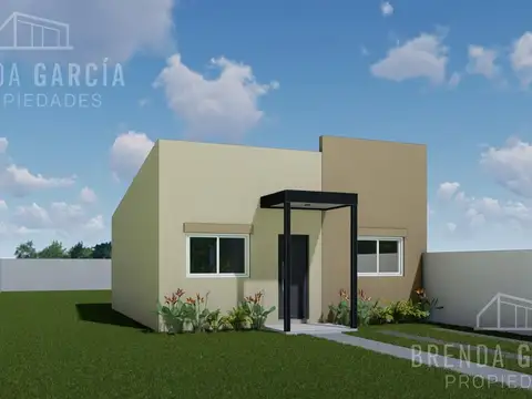 Casa 3 ambientes con 1 baño