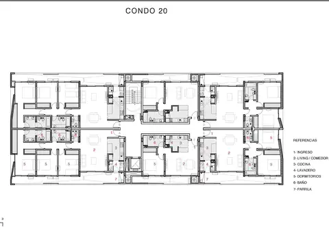 Departamento 4 ambientes con 2 baños