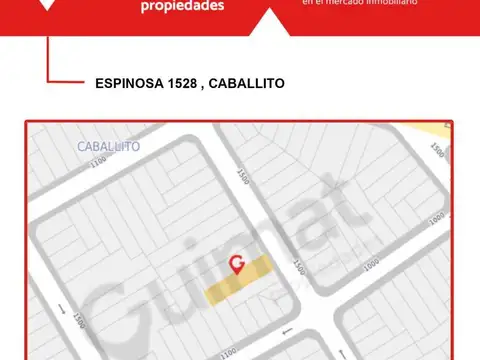 Terreno en Venta en Caballito, USD 275.000