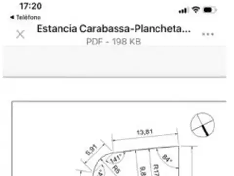 Terreno en Venta de 812,0 m2