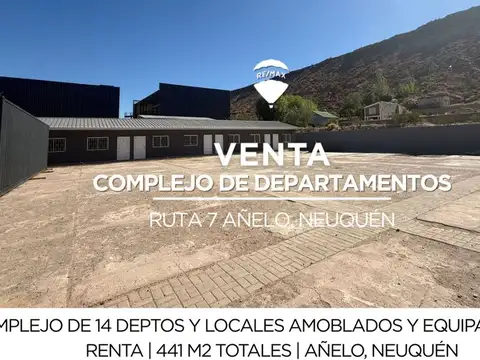 VENTA COMPLEJO DE DEPARTAMENTOS EN AÑELO