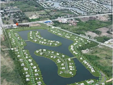 Lote en el Sector Isla en el Barrio Privado San Pedro - Villanueva