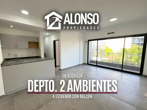 ALQUILER – DEPARTAMENTO 2 AMBIENTES A ESTRENAR