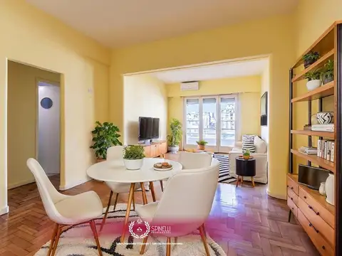 Venta señorial departamento 3 ambientes con dependencia 89M² en Monserrat balcón frente apto crédito