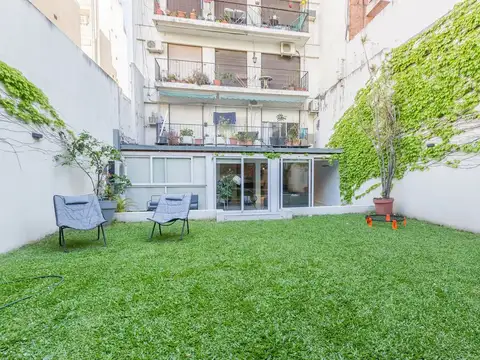 Departamento 3 amb venta Palermo con jardin