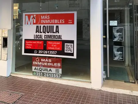 Local Comercial en Alquiler en Nueva Córdoba  100 m² Totales