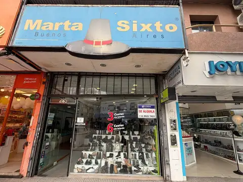Excelente Local Comercial  en Alquiler Pleno Centro S.Isidro