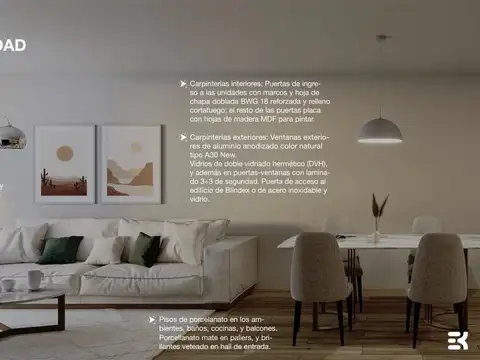 Departamento en Venta de 2 ambientes