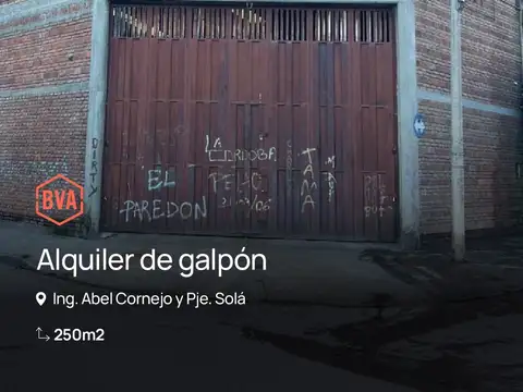 Alquiler de galpon