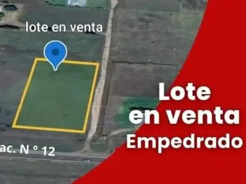 Terreno en Venta 100  mts Fondo