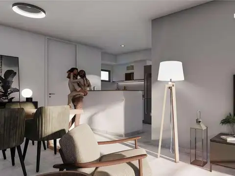 Departamento 3 ambientes con 2 baños