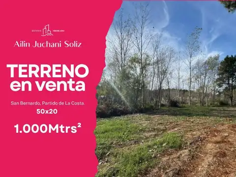 Terreno en San Bernardo Del Tuyu