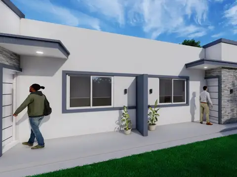 Casa 3 ambientes con 1 baño