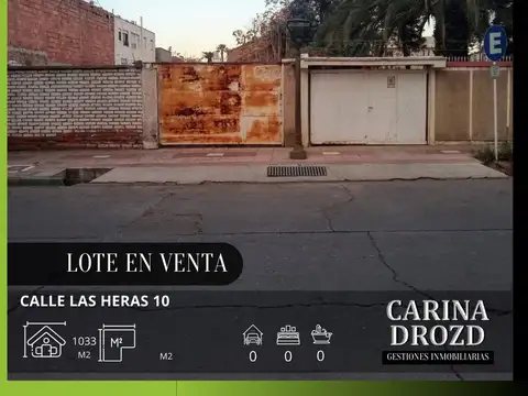 Terreno / Lote en venta de 1033m2 ubicado en Godoy Cruz