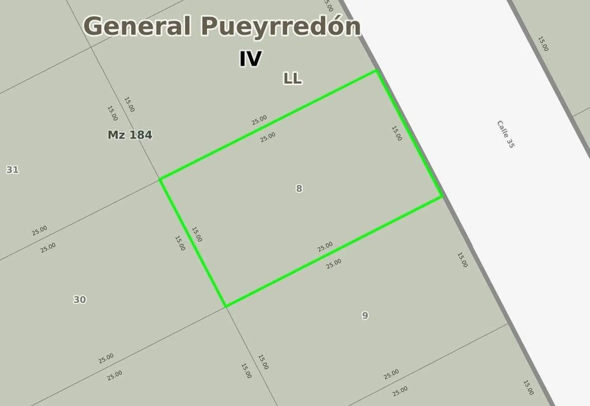 Terreno en barrio El Marquesado