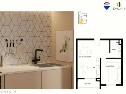 VENTA 2 ambientes A ESTRENAR Hurlingham Terraza