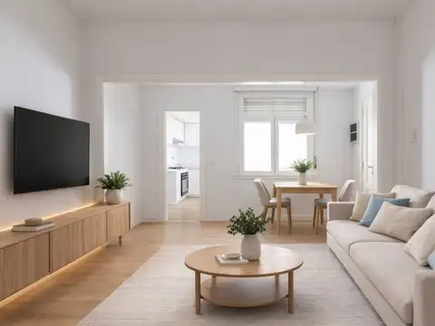 Departamento 3 ambientes-con terraza compartida- RECICLADO- APTO CRÉDITO