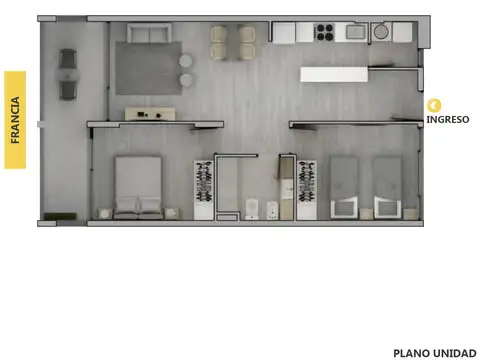 Departamento en Venta en Echesortu, Rosario