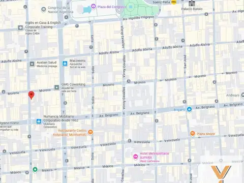 Combate de Los Pozos e/ Moreno y Avenida Belgrano