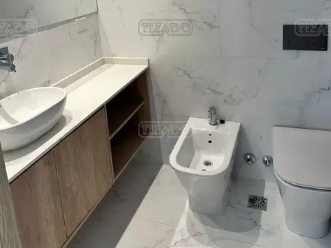 Departamento 2 ambientes con 2 baños