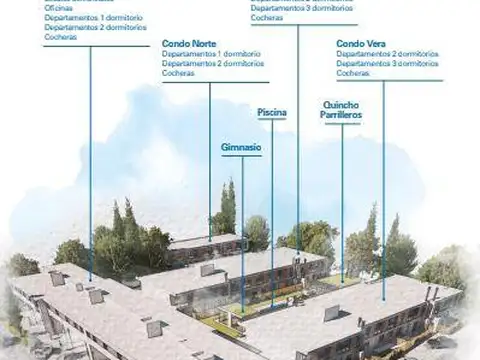 Oficina Monoambiente con 1 baño