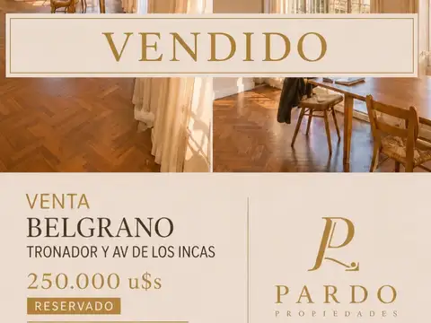 BAJO DE PRECIO! Departamento 5 ambientes Belgrano 125m2