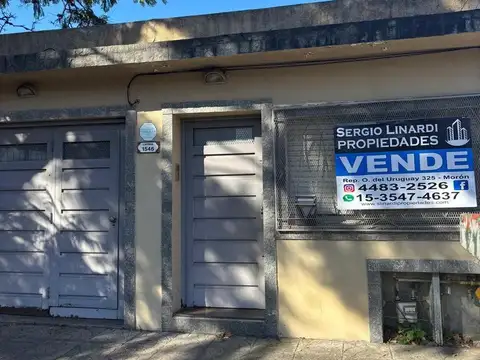 PH DE 5 AMBIENTES CON COCHERA Y PATIO A RECICLAR SIN EXPENSAS
