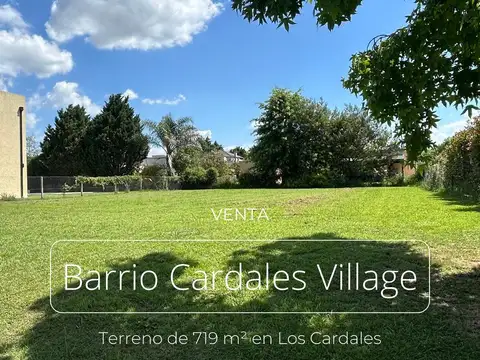 TERRENO EN VENTA, CARDALES VILLAGE 