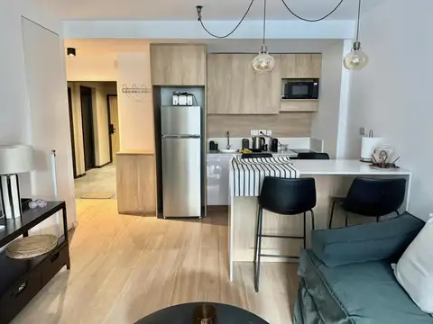 Departamento 2 ambientes con 2 baños