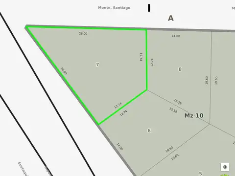 Venta de lote con edificación en Adrogué