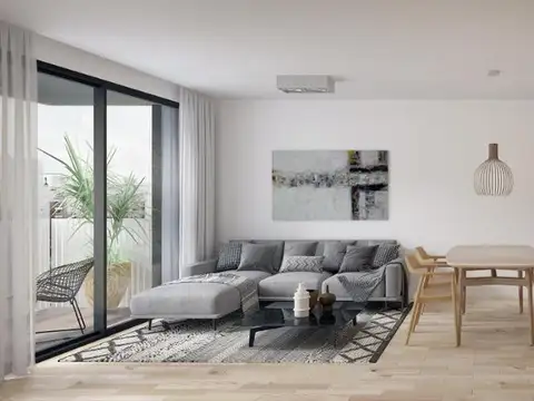 Departamento 2 ambientes con 1 baño