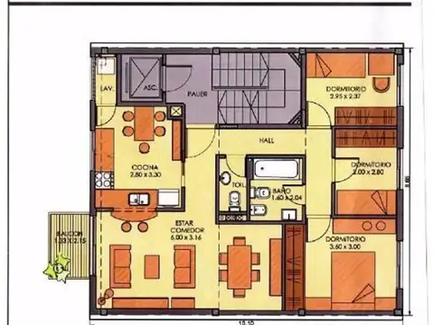 Guemes 383 , Piso 2