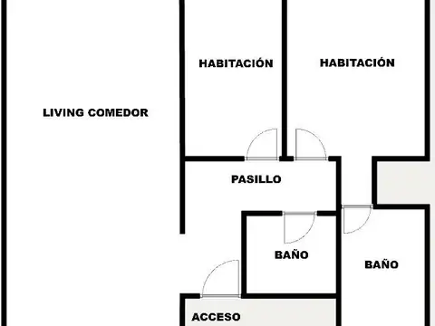 Departamento en Venta de 3 ambientes
