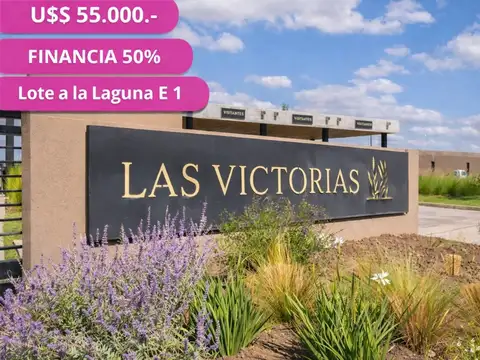 LOTE EN VENTA, LAS VICTORIAS, CANNING, A LA LAGUNA
