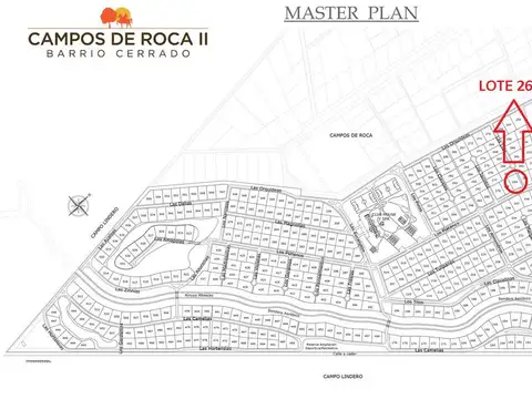 Ruta 2 Km65. Lote Terreno en venta. Campos de Roca II. Brandsen